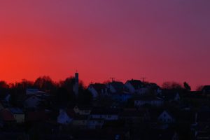 Morgenrot am 7. Dezember 2024