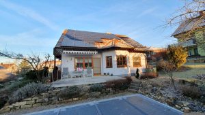 Unser Garten und PV-Anlage am 27. Dezember 2024