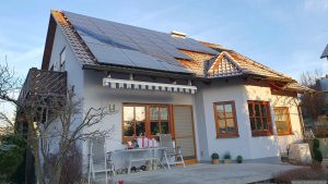 Unsere PV-Anlage am 27. Dezember 2024
