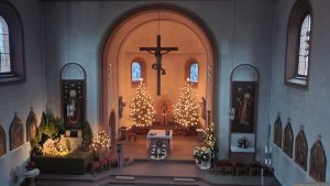 St. Nikolauskirche in Eisingen am 28. Dezember 2024