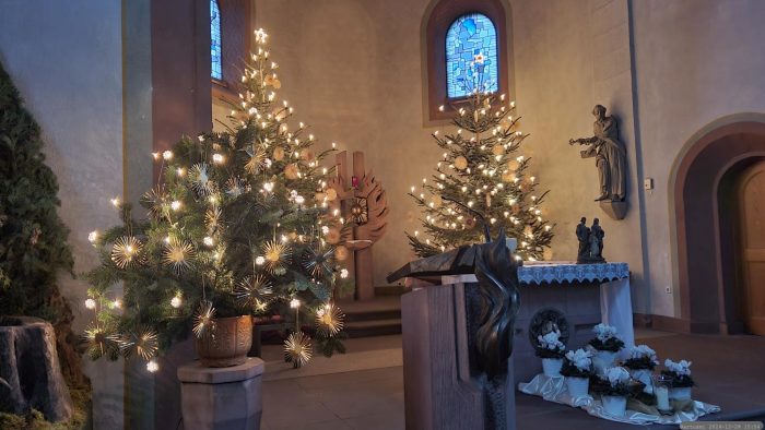 St. Nikolauskirche in Eisingen am 28. Dezember 2024