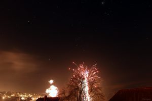Feuerwerk in Eisingen am 31. Dezember 2024
