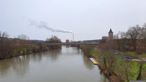 Ochsenfurt am Main am 8. Januar 2024
