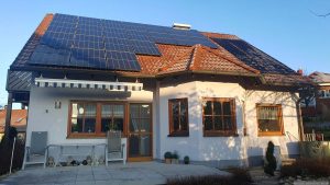 Unsere PV-Anlage am 11. Januar 2025