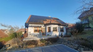 Unsere PV-Anlage am 18. Februar 2025