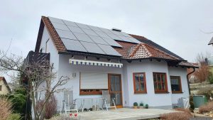 Unsere PV-Anlage am 1. März 2025