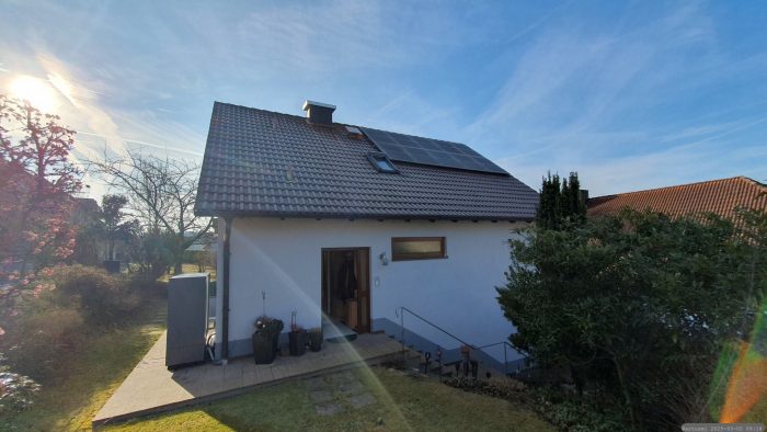 Unsere PV-Anlage am 2. März 2025