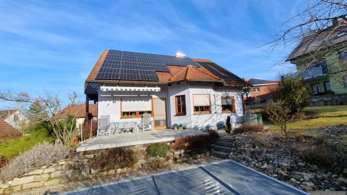 Unsere PV-Anlage am 2. März 2025