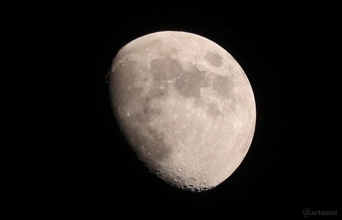 Goldener Henkel am 9. März 2025 am zunehmenden Mond