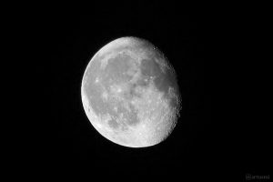 Abnehmender Mond am 18. März 2025