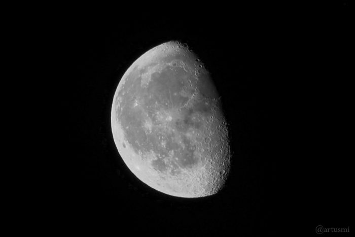 Zunehmender Mond am 20. März 2025