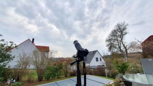 Wetterbild von 11:41 Uhr während der partiellen Sonnenfinsternis am 29. März 2025