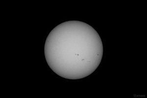 Sonnenfleckenaktivität am 7. April 2025