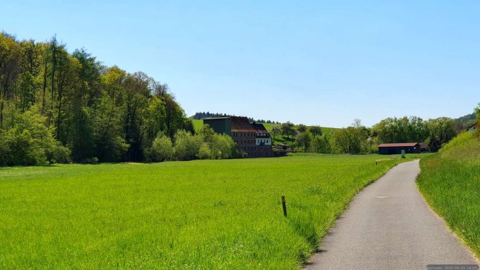 Müller-Mühle am 29. April 2025 im Holzkirchener Ortsteil Wüstenzell