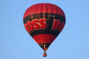 Heißluftballon am 1. Mai 2025 über Eisingen
