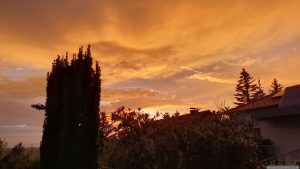Westhimmel nach dem Gewitter am 3. Mai 2025