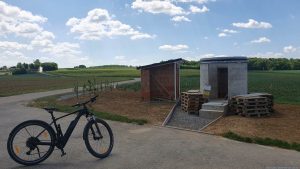 Baustelle an der Hans-Haffner-Sternwarte am 15. Mai 2025