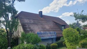 Neue PV-Anlage beim Nachbar am 26. Juni 2025 - Ostausrichtung