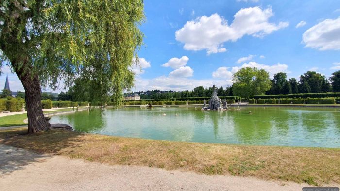Hofgarten in Veitshöchheim am 18. Juli 2025