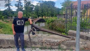 Artur Schmitt am Alten Hafen Marktsteft am 23. Juli 2025
