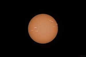 Sonnenfleckenaktivität am 8. August 2025