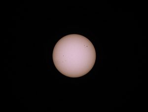 Sonnenfleckenaktivität am 8. August 2025