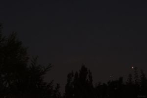 Jupiter und Venus am frühen Morgen des 10. August 2025