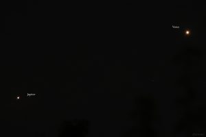 Jupiter und Venus am frühen Morgen des 10. August 2025