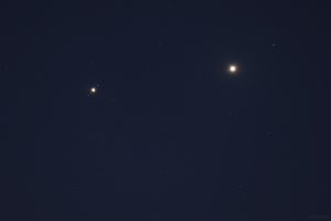 Jupiter und Venus am frühen Morgen des 11. August 2025