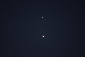 Jupiter und Venus am frühen Morgen des 13. August 2025 im Sternbild Zwillinge