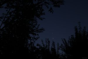 Jupiter und Venus am frühen Morgen des 13. August 2025 im Sternbild Zwillinge