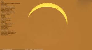 Maximum der partiellen Sonnenfinsternis in Eisingen am 12. August 2026