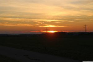 Sonnenuntergang am 7. September 2025
