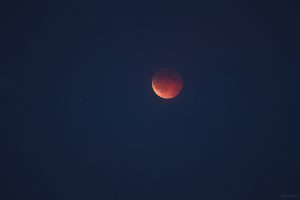Total verfinsterter Mond am 7. September 2025 um 20:38 Uhr
