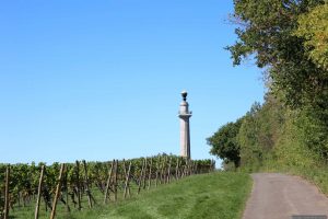 Weg zur Konstitutionssäule oberhalb von Gaibach
