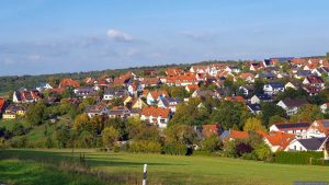 Westlicher Ortsrand von Eisingen am 28. September 2025