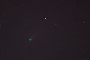 Komet C/2025 A6 (Lemmon) am 18. Oktober 2025 am Nordwesthimmel von Eisingen