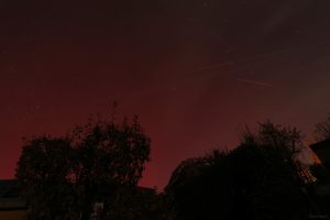 Polarlichter in Eisingen in den frühen Morgenstunden am 12. November 2025