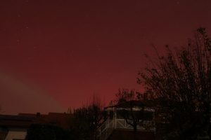 Polarlichter in Eisingen in den frühen Morgenstunden am 12. November 2025
