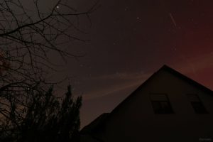Polarlichter in Eisingen in den frühen Morgenstunden am 12. November 2025