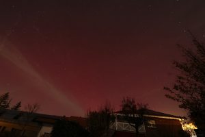 Polarlichter in Eisingen in den frühen Morgenstunden am 12. November 2025