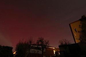Polarlichter in Eisingen in den frühen Morgenstunden am 12. November 2025