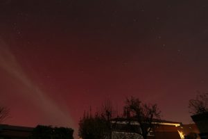 Polarlichter in Eisingen in den frühen Morgenstunden am 12. November 2025