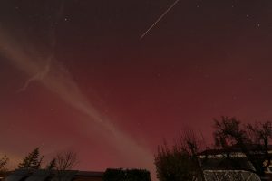 Polarlichter in Eisingen in den frühen Morgenstunden am 12. November 2025
