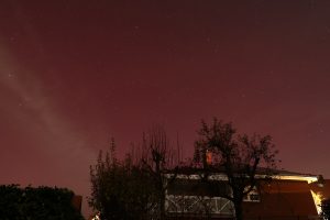 Polarlichter in Eisingen in den frühen Morgenstunden am 12. November 2025