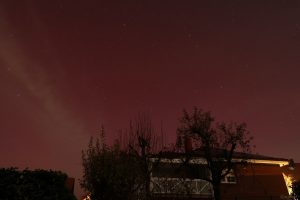 Polarlichter in Eisingen in den frühen Morgenstunden am 12. November 2025