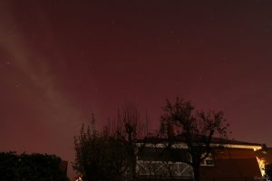 Polarlichter in Eisingen in den frühen Morgenstunden am 12. November 2025