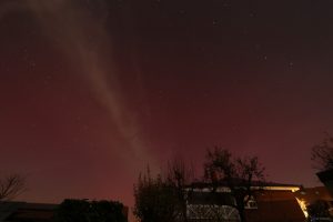 Polarlichter in Eisingen in den frühen Morgenstunden am 12. November 2025