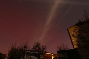 Polarlichter in Eisingen in den frühen Morgenstunden am 12. November 2025