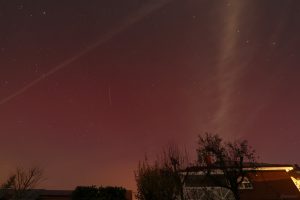 Polarlichter in Eisingen in den frühen Morgenstunden am 12. November 2025